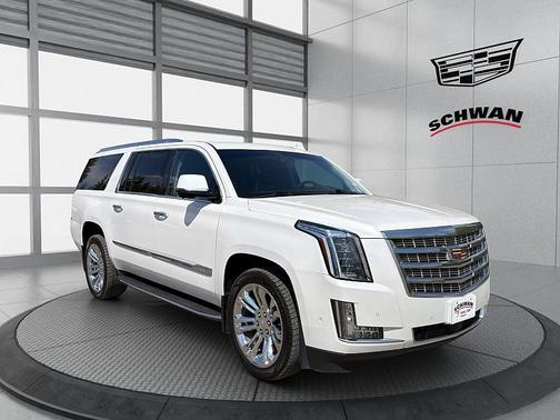White Frost 2018 Cadillac Escalade ESV Premium Luxury