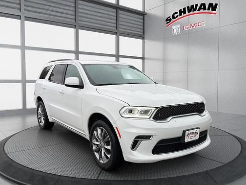 White Knuckle Clearcoat 2021 Dodge Durango SXT Plus