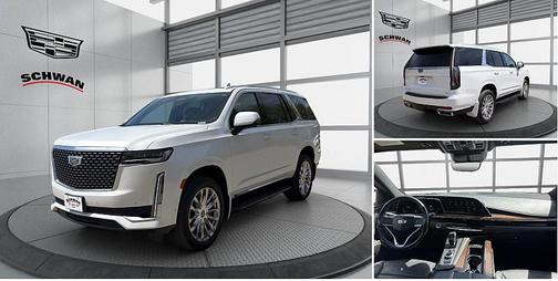 Crystal White Tricoat 2021 Cadillac Escalade Premium Luxury
