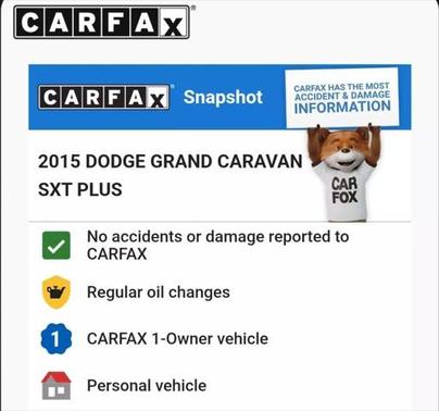 2015 Dodge Grand Caravan SXT