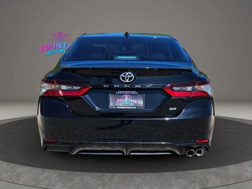 Midnight Black Metallic 2023 Toyota Camry SE