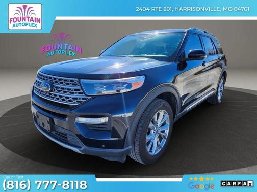 Agate Black Metallic 2021 Ford Explorer Limited