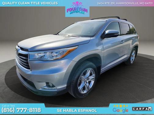 2014 Toyota Highlander Limited Platinum
