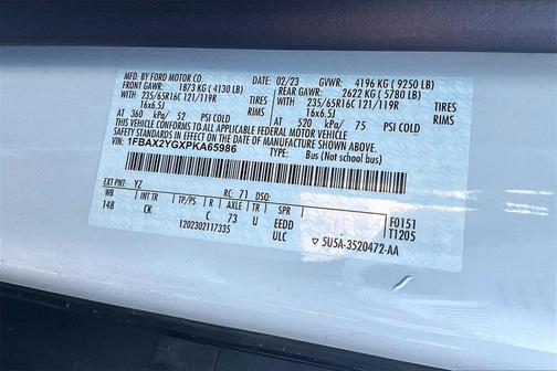 2023 Ford Transit-350 XLT