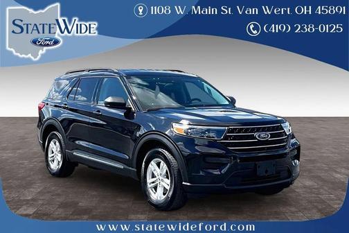 Agate Black Metallic 2020 Ford Explorer XLT