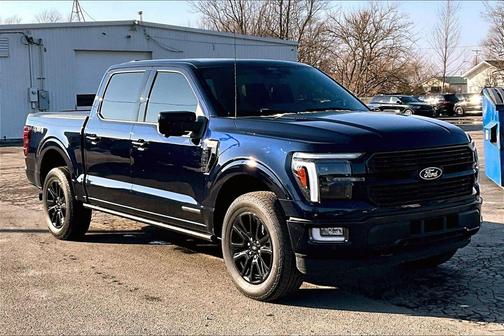 Antimatter Blue Metallic 2025 Ford F-150 Platinum Truck