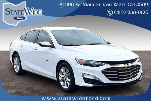White 2019 Chevrolet Malibu LT
