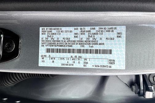 2021 Ford F-150 XL