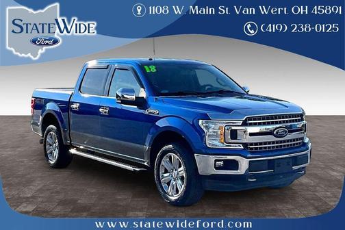 Blue 2018 Ford F-150 XLT