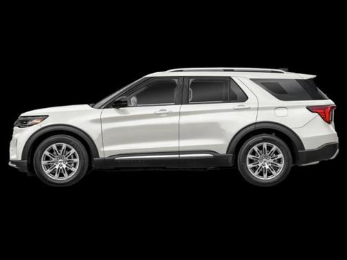 White 2026 Ford Explorer Platinum