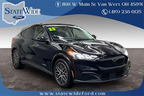 Shadow Black 2025 Ford Mustang Mach-E Premium SUV