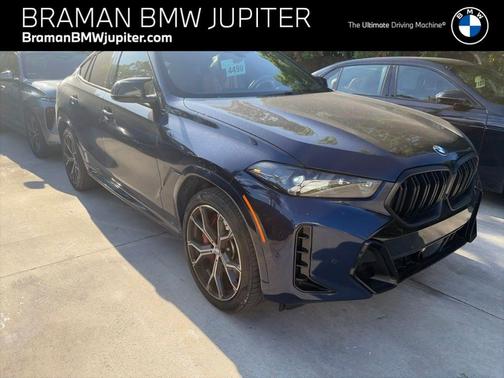 Tanzanite Blue II Metallic 2025 BMW X6 M60i