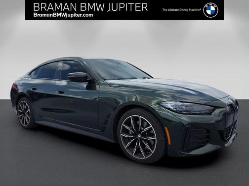 San Remo Green Metallic 2023 BMW i4 Gran Coupe eDrive40