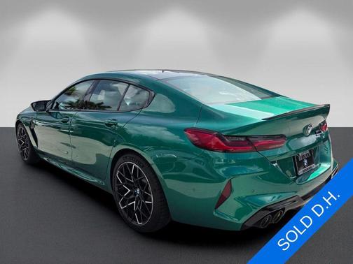 Isle of Man Green Metallic 2024 BMW M8 Competition Gran Coupe