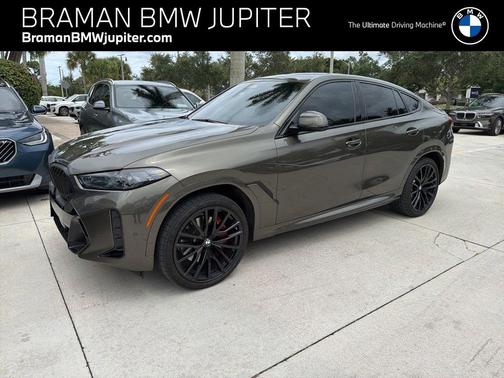 Manhattan Green Metallic 2024 BMW X6 xDrive40i