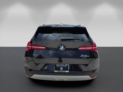 Black Sapphire Metallic 2025 BMW X3 30 xDrive