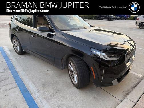 Black Sapphire Metallic 2025 BMW X3 30 xDrive