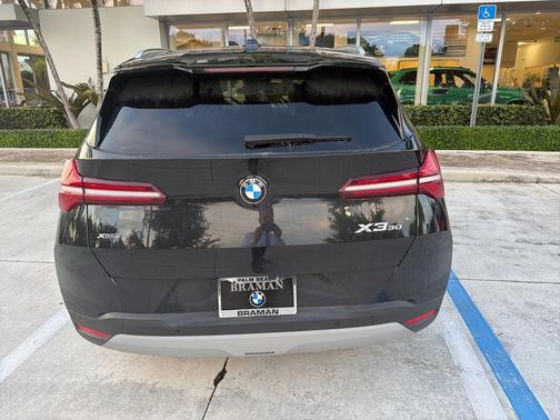 Black Sapphire Metallic 2025 BMW X3 30 xDrive