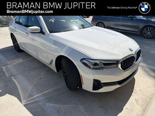 Alpine White 2023 BMW 530 i