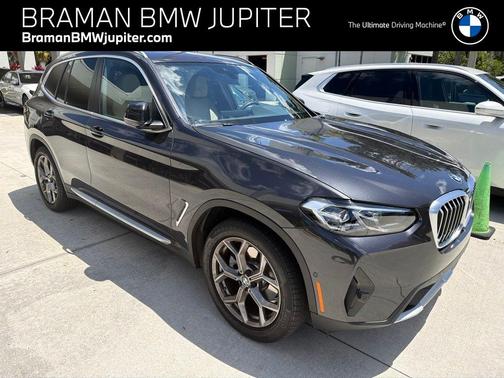 Dark Graphite Metallic 2024 BMW X3 sDrive30i