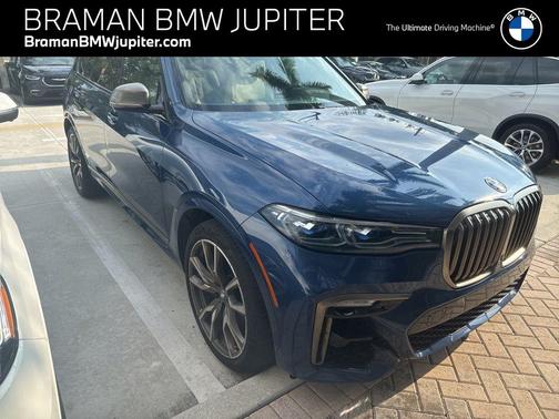 Phytonic Blue Metallic 2021 BMW X7 M50i