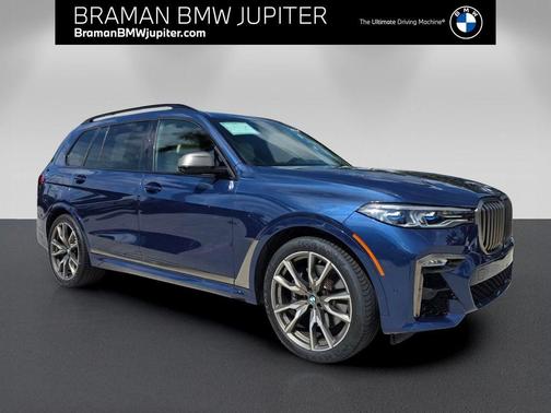 Phytonic Blue Metallic 2021 BMW X7 M50i