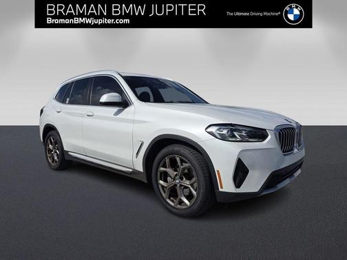 Mineral White Metallic 2022 BMW X3 sDrive30i