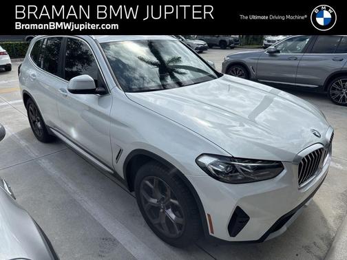 Mineral White Metallic 2022 BMW X3 sDrive30i