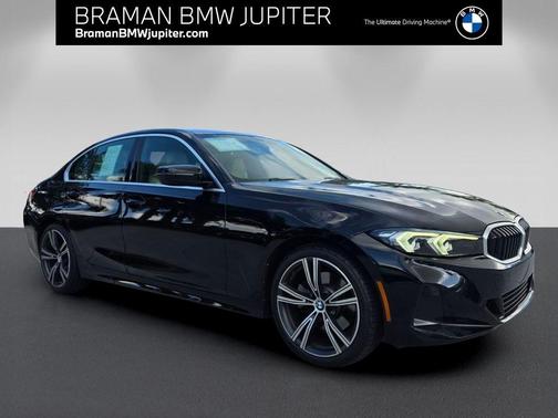 Jet Black 2024 BMW 330 i