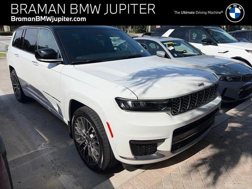 Bright White Clearcoat 2024 Jeep Grand Cherokee L Summit
