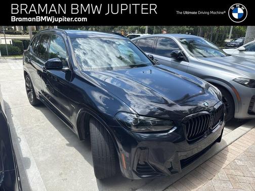 Carbon Black Metallic 2024 BMW X3 sDrive30i