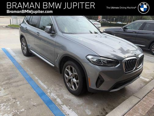 Skyscraper Gray Metallic 2024 BMW X3 sDrive30i