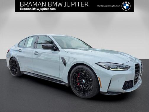 Brooklyn Gray Metallic 2024 BMW M3 Competition xDrive