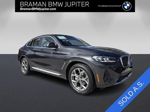 Dark Graphite Metallic 2022 BMW X4 xDrive30i