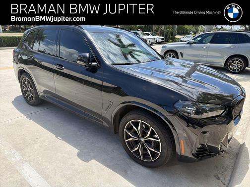 Black Sapphire Metallic 2024 BMW X3 sDrive30i