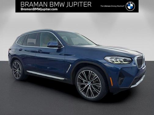 Phytonic Blue Metallic 2024 BMW X3 sDrive30i