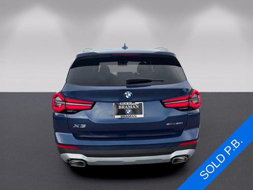 Phytonic Blue Metallic 2024 BMW X3 sDrive30i