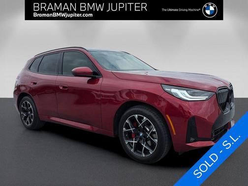 Red Metallic 2026 BMW X3 30 xDrive