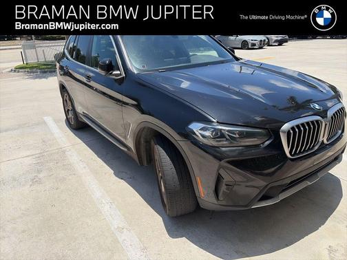 Black Sapphire Metallic 2023 BMW X3 sDrive30i