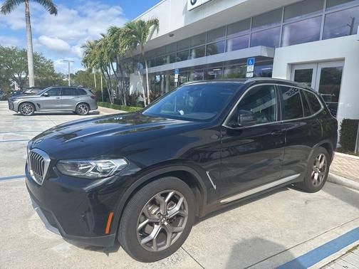 Black Sapphire Metallic 2023 BMW X3 sDrive30i