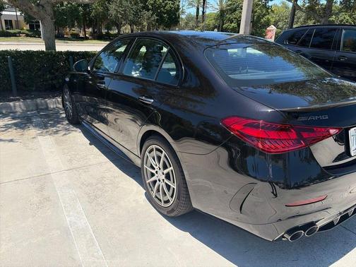 Black 2025 Mercedes-Benz AMG C 43 Base 4MATIC