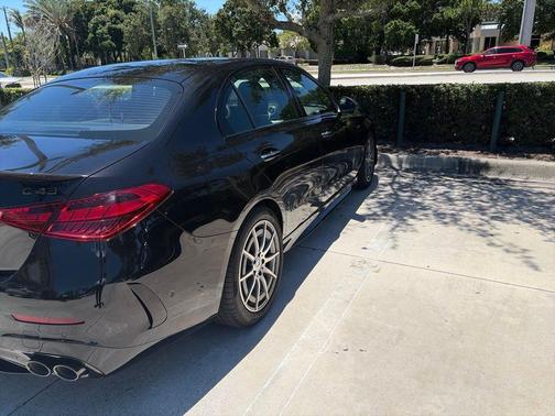 Black 2025 Mercedes-Benz AMG C 43 Base 4MATIC