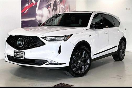 Platinum White Pearl 2023 Acura MDX A-Spec