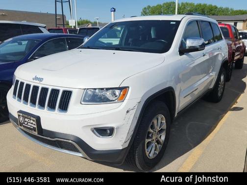 Bright White Clearcoat 2015 Jeep Grand Cherokee Limited