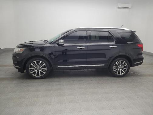Shadow Black 2018 Ford Explorer Platinum