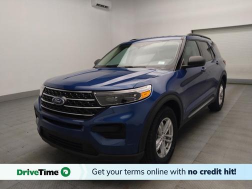 Blue 2022 Ford Explorer XLT