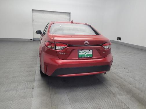 Barcelona Red Metallic 2021 Toyota Corolla LE