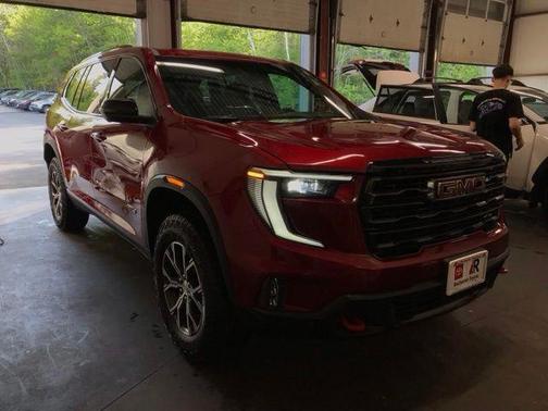 Red 2025 GMC Acadia AWD AT4