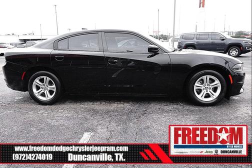 Pitch Black Clearcoat 2023 Dodge Charger SXT