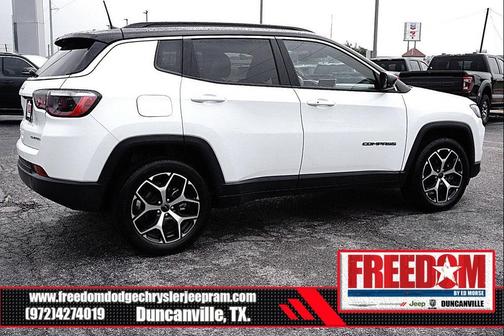 Bright White Clearcoat 2025 Jeep Compass Limited